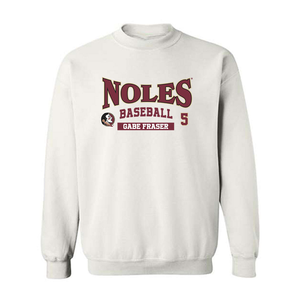 FSU - NCAA Baseball : Gabe Fraser - Classic Fashion Shersey Crewneck Sweatshirt-0