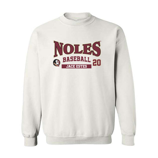 FSU - NCAA Baseball : Jace Estes - Classic Fashion Shersey Crewneck Sweatshirt-0