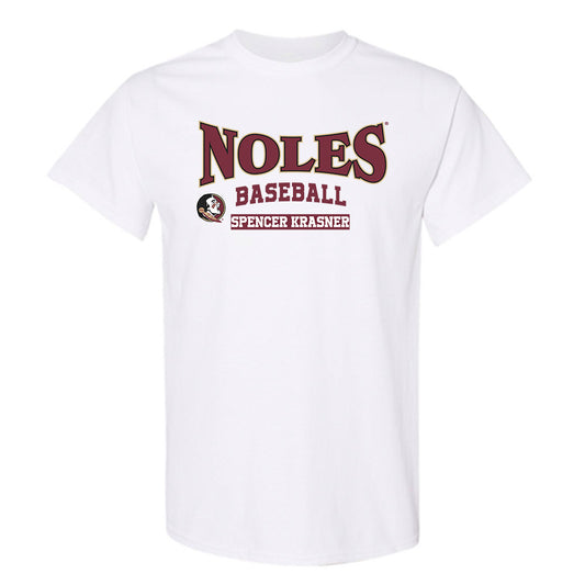 FSU - NCAA Baseball : Spencer Krasner - Classic Fashion Shersey T-Shirt-0
