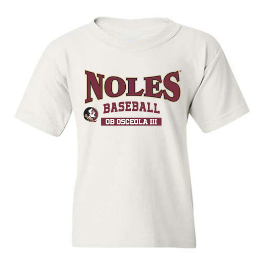 FSU - NCAA Baseball : OB Osceola III - Classic Fashion Shersey Youth T-Shirt-0