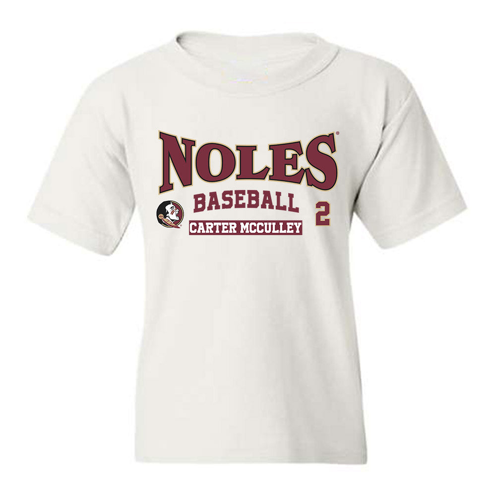 FSU - NCAA Baseball : Carter McCulley - Classic Fashion Shersey Youth T-Shirt