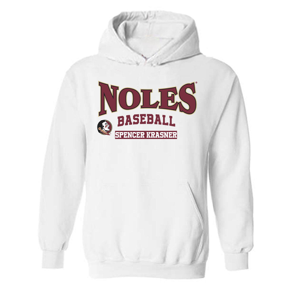 FSU - NCAA Baseball : Spencer Krasner - Classic Fashion Shersey Hooded Sweatshirt-0