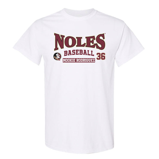 FSU - NCAA Baseball : Mookie Rodriguez - Classic Fashion Shersey T-Shirt-0