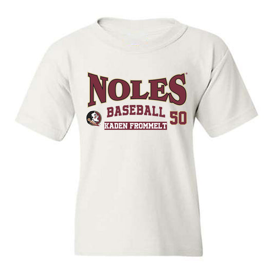 FSU - NCAA Baseball : Kaden Frommelt - Classic Fashion Shersey Youth T-Shirt-0