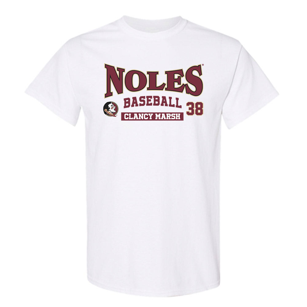 FSU - NCAA Baseball : Clancy Marsh - Classic Fashion Shersey T-Shirt-0