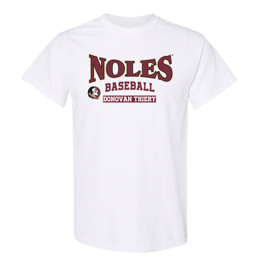 FSU - NCAA Baseball : Donovan Thiery - Classic Fashion Shersey T-Shirt-0