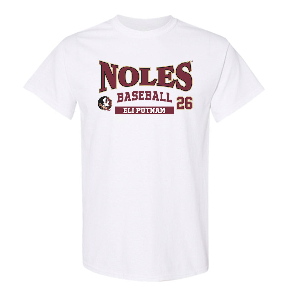 FSU - NCAA Baseball : Eli Putnam - Classic Fashion Shersey T-Shirt-0