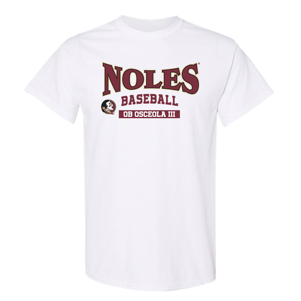 FSU - NCAA Baseball : OB Osceola III - Classic Fashion Shersey T-Shirt-0