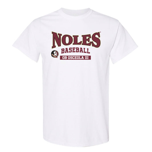 FSU - NCAA Baseball : OB Osceola III - Classic Fashion Shersey T-Shirt-0