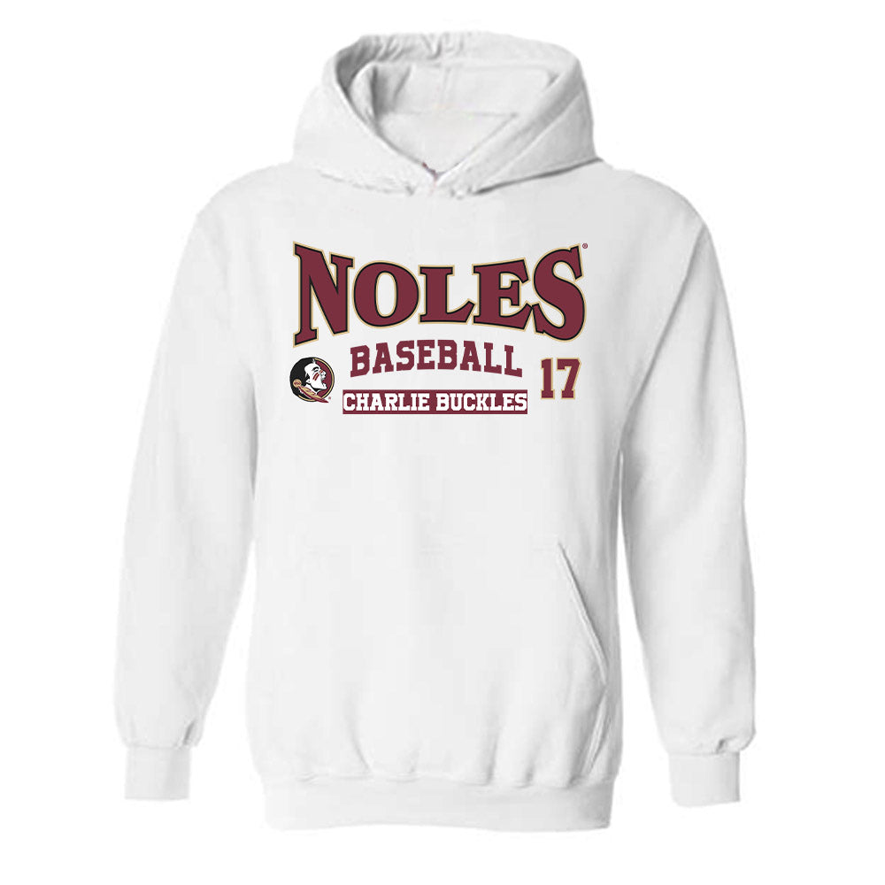 FSU - NCAA Baseball : Charlie Buckles - Classic Fashion Shersey Hooded Sweatshirt-0