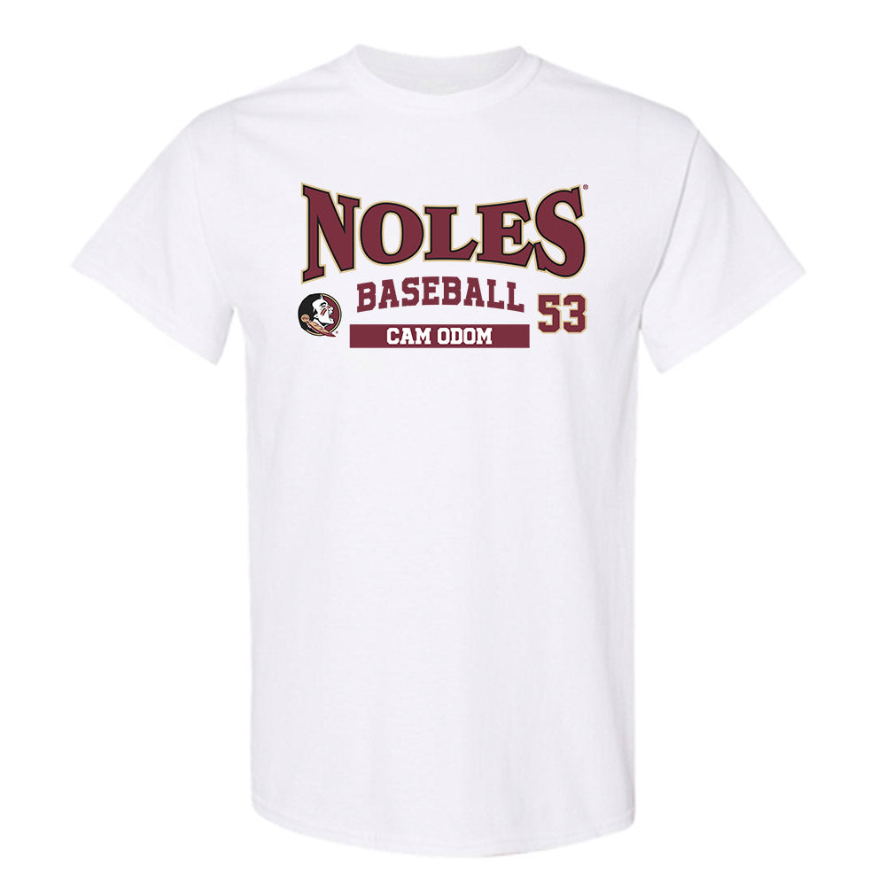 FSU - NCAA Baseball : Cam Odom - Classic Fashion Shersey T-Shirt-0