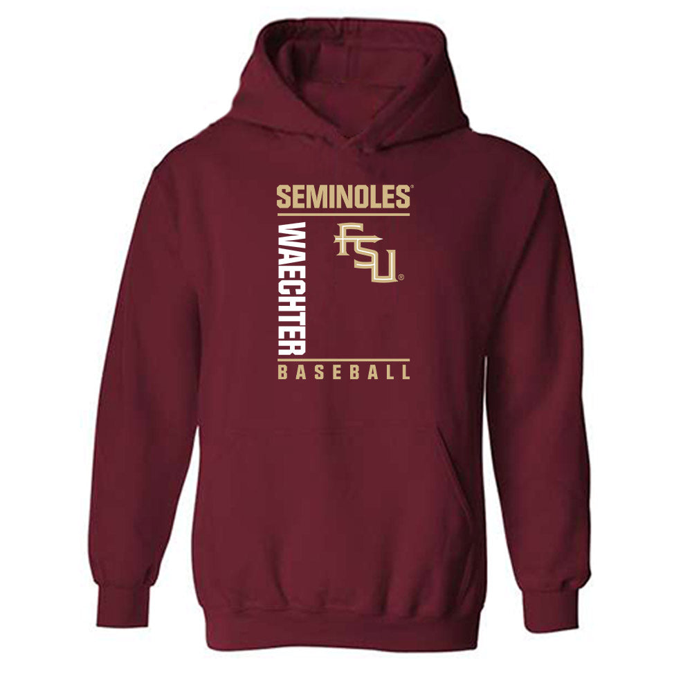 FSU - NCAA Baseball : Kaden Waechter - Fashion Shersey Hooded Sweatshirt-0