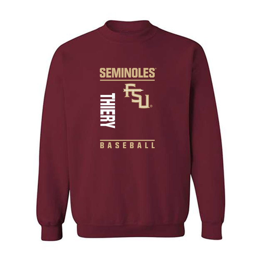FSU - NCAA Baseball : Donovan Thiery - Fashion Shersey Crewneck Sweatshirt-0
