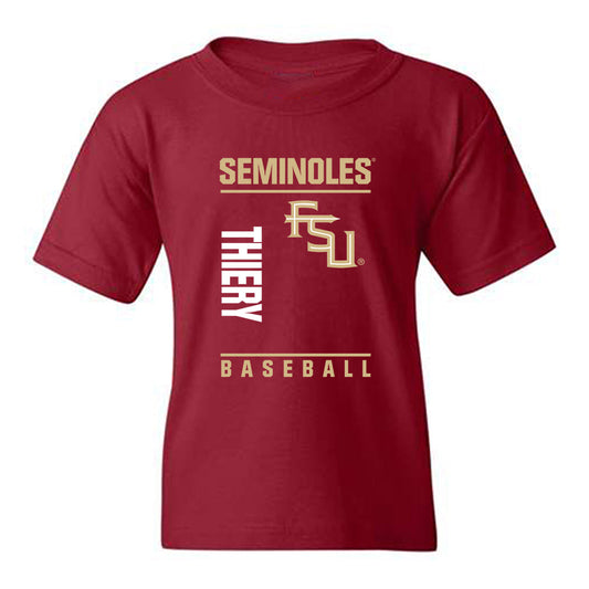 FSU - NCAA Baseball : Donovan Thiery - Fashion Shersey Youth T-Shirt-0
