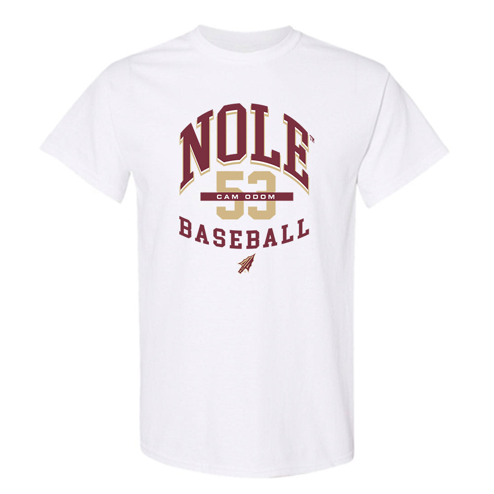 FSU - NCAA Baseball : Cam Odom - Classic Fashion Shersey T-Shirt-0