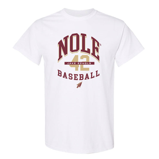 FSU - NCAA Baseball : Jake Echols - Classic Fashion Shersey T-Shirt-0