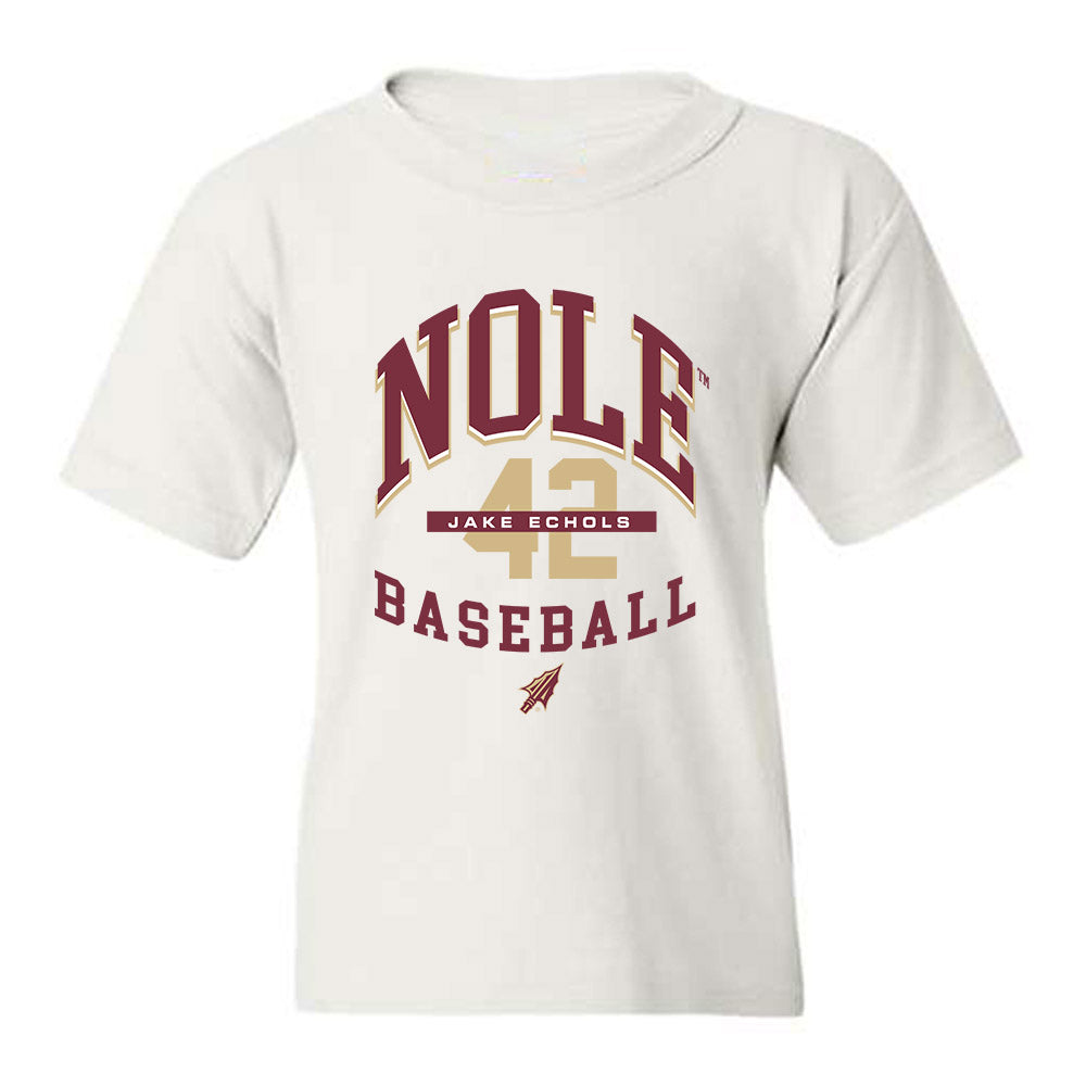 FSU - NCAA Baseball : Jake Echols - Classic Fashion Shersey Youth T-Shirt-0