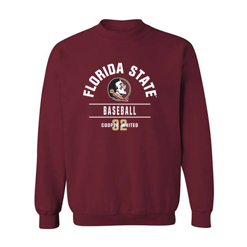 FSU - NCAA Baseball : Cooper Whited - Classic Fashion Shersey Crewneck Sweatshirt-0