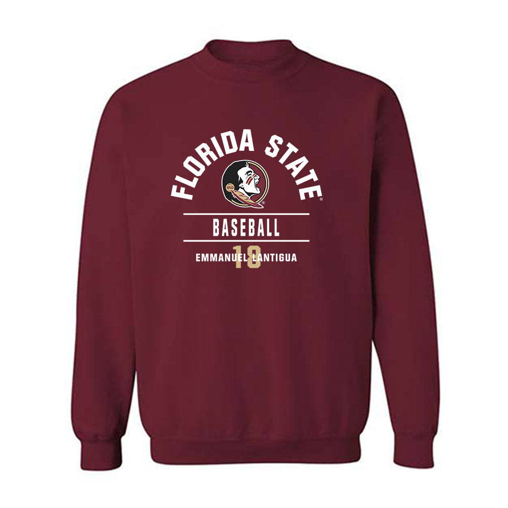 FSU - NCAA Baseball : Emmanuel Lantigua - Classic Fashion Shersey Crewneck Sweatshirt-0