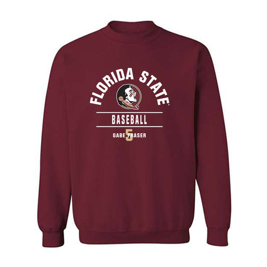 FSU - NCAA Baseball : Gabe Fraser - Classic Fashion Shersey Crewneck Sweatshirt-0