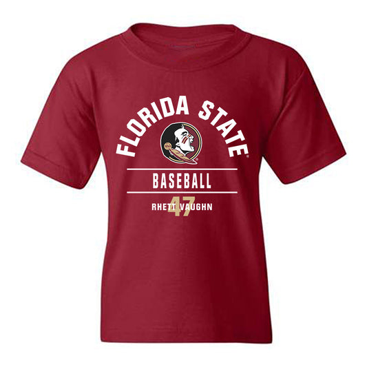 FSU - NCAA Baseball : Rhett Vaughn - Classic Fashion Shersey Youth T-Shirt-0