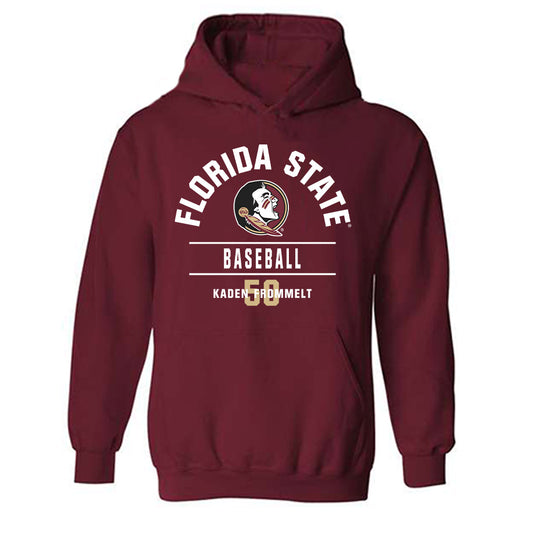 FSU - NCAA Baseball : Kaden Frommelt - Classic Fashion Shersey Hooded Sweatshirt-0