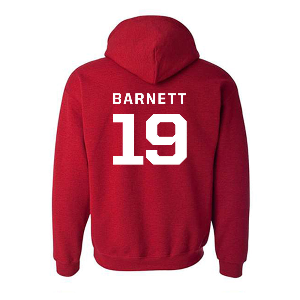 New Mexico - NCAA Baseball : Logan Barnett - Classic Fashion Shersey Hooded Sweatshirt-1