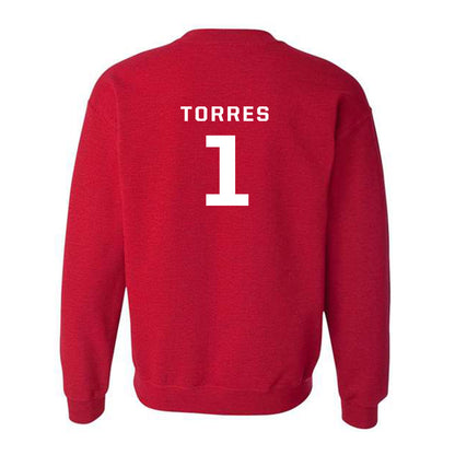 New Mexico - NCAA Football : Jahmir Torres - Classic Fashion Shersey Crewneck Sweatshirt-2