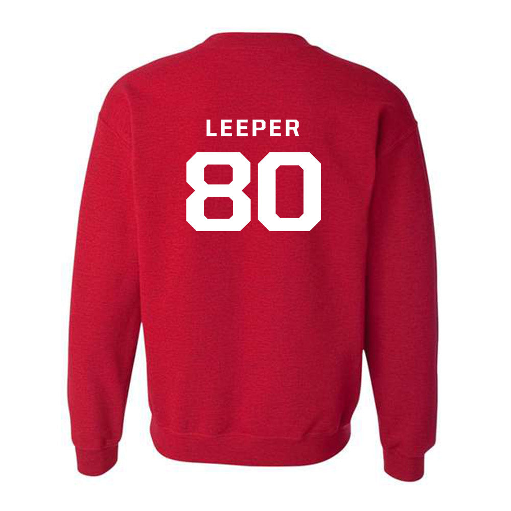 New Mexico - NCAA Football : Max Leeper - Classic Fashion Shersey Crewneck Sweatshirt-2