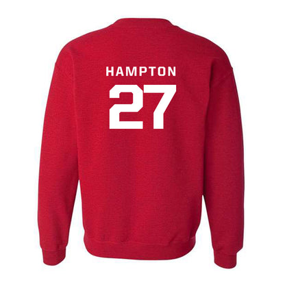 New Mexico - NCAA Football : Brannon Hampton - Classic Fashion Shersey Crewneck Sweatshirt-3