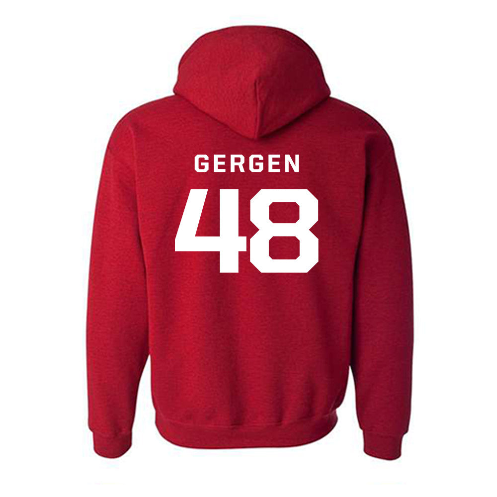 New Mexico - NCAA Baseball : Jacob Gergen - Classic Fashion Shersey Hooded Sweatshirt-1