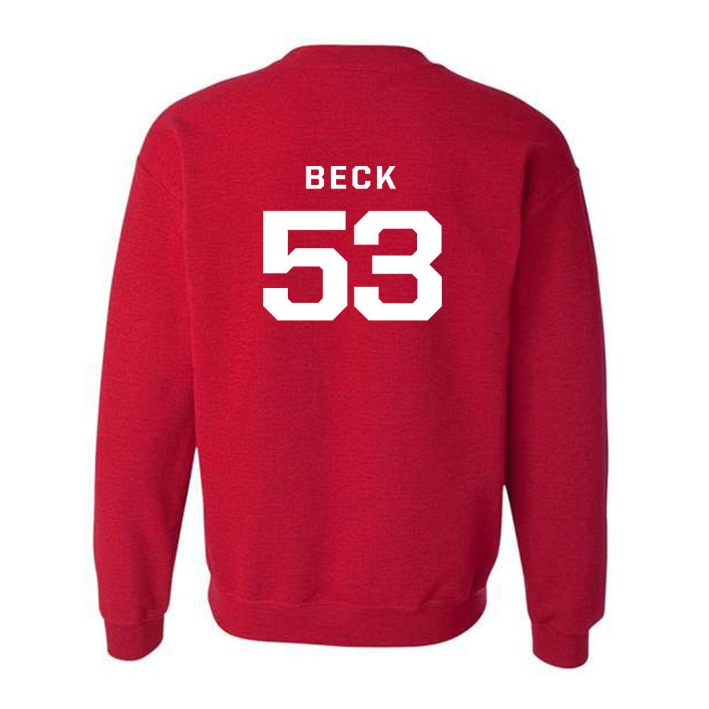 New Mexico - NCAA Football : Caden Beck - Classic Fashion Shersey Crewneck Sweatshirt-2