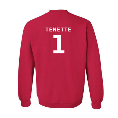 New Mexico - NCAA Men's Basketball : Uriah Tenette - Classic Fashion Shersey Crewneck Sweatshirt-3