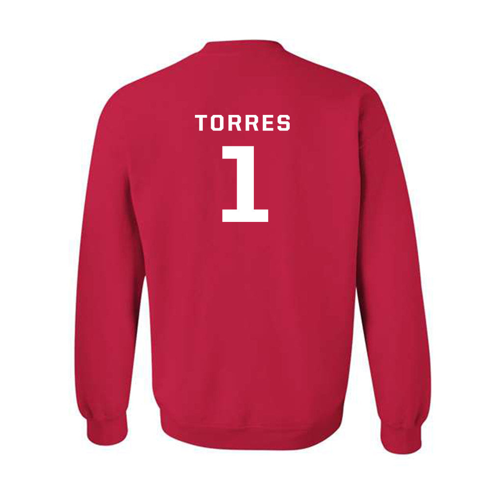 New Mexico - NCAA Football : Jahmir Torres - Classic Fashion Shersey Crewneck Sweatshirt-3