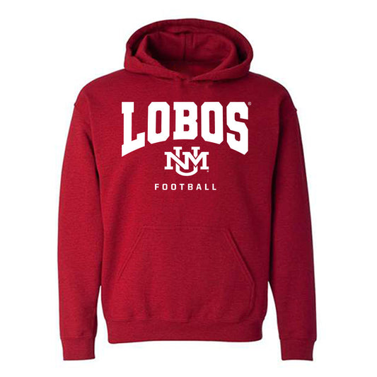 New Mexico - NCAA Football : Broden Schmidt - Classic Fashion Shersey Hooded Sweatshirt-0
