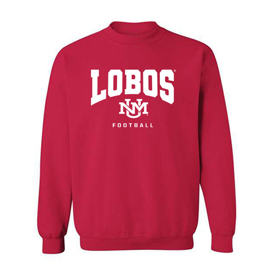 New Mexico - NCAA Football : Enrique Zatarain - Classic Fashion Shersey Crewneck Sweatshirt-0
