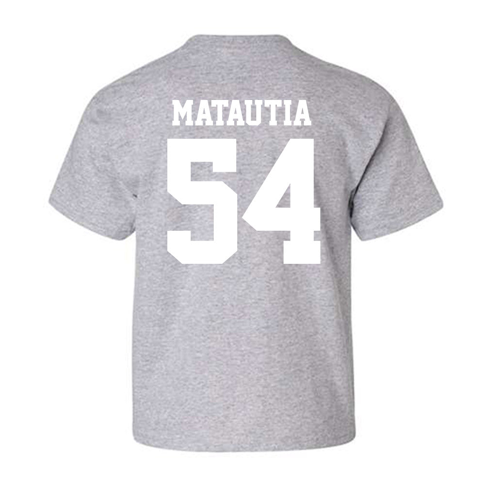 New Mexico - NCAA Football : Jojo Matautia - Classic Fashion Shersey Youth T-Shirt-1