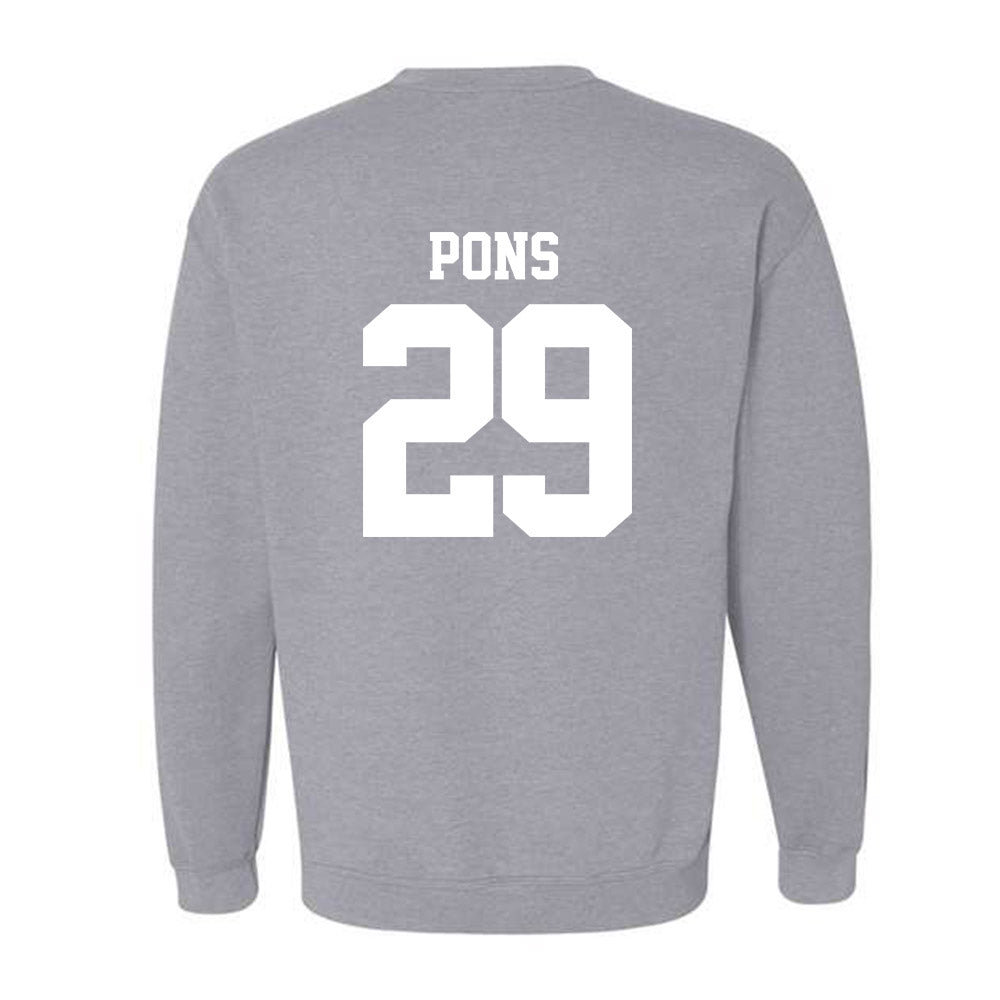 New Mexico - NCAA Men's Basketball : Timeo Pons - Classic Fashion Shersey Crewneck Sweatshirt-1