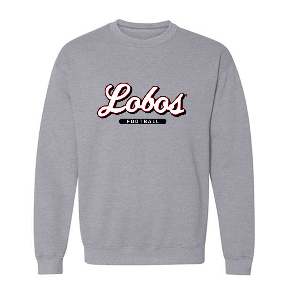 New Mexico - NCAA Football : James Laubstein - Classic Fashion Shersey Crewneck Sweatshirt-0