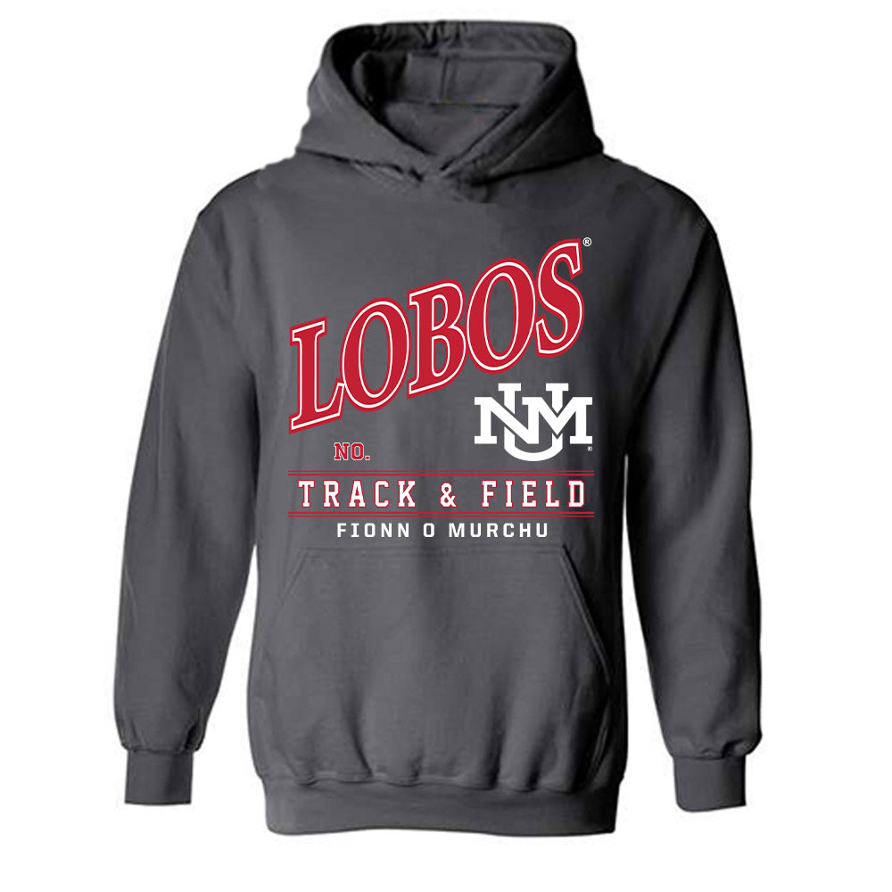 New Mexico - NCAA Men's Track & Field : Fionn O Murchu - Hooded Sweatshirt-0