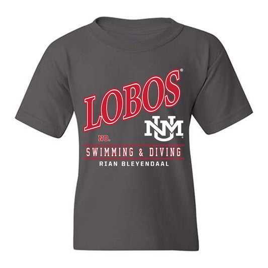 New Mexico - NCAA Women's Swimming & Diving : Rian Bleyendaal - Youth T-Shirt-0