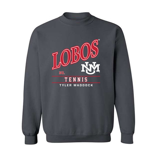 New Mexico - NCAA Men's Tennis : Tyler Waddock - Crewneck Sweatshirt-0