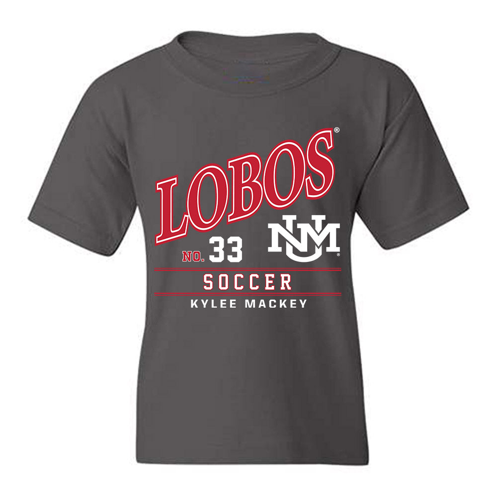 New Mexico - NCAA Women's Soccer : Kylee Mackey - Classic Fashion Shersey Youth T-Shirt-0