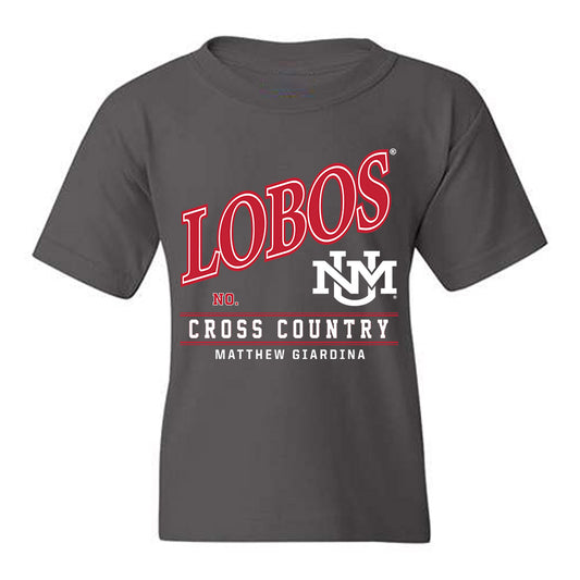 New Mexico - NCAA Men's Cross Country : Matthew Giardina - Youth T-Shirt-0