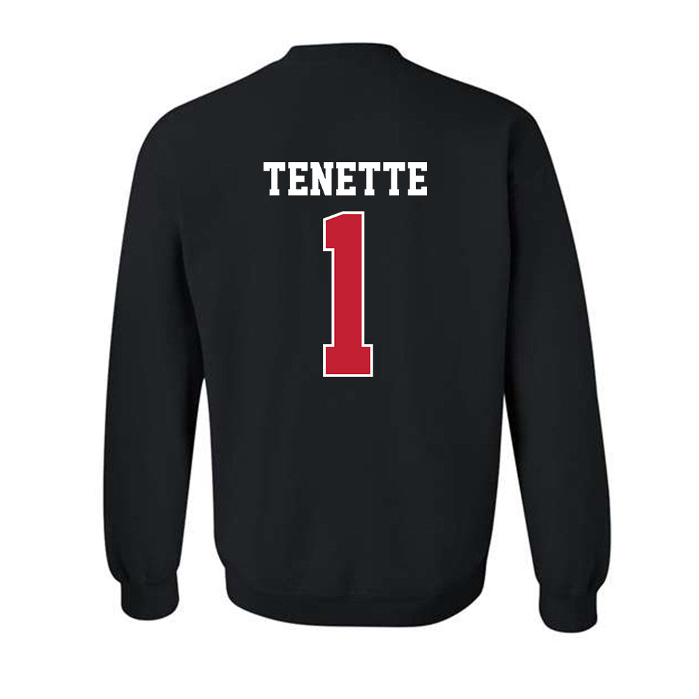 New Mexico - NCAA Men's Basketball : Uriah Tenette - Classic Fashion Shersey Crewneck Sweatshirt-1