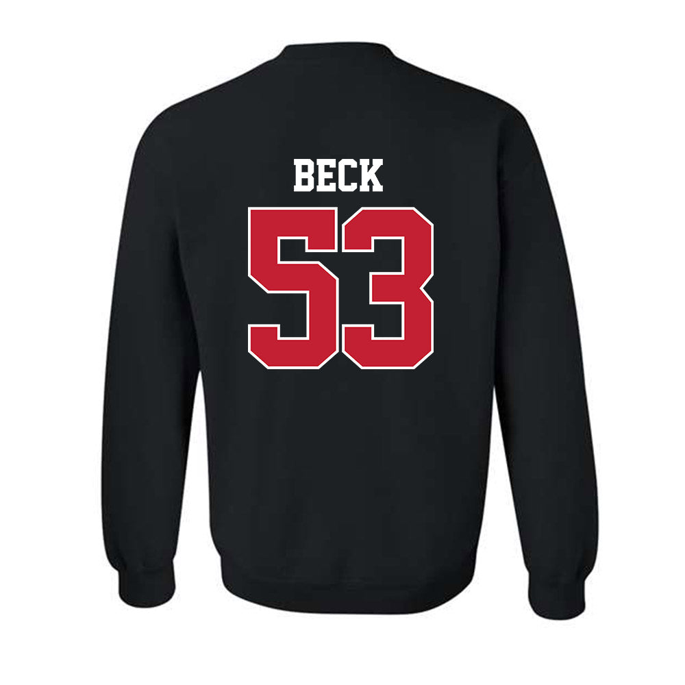 New Mexico - NCAA Football : Caden Beck - Classic Fashion Shersey Crewneck Sweatshirt-1
