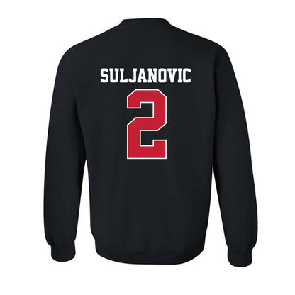 New Mexico - NCAA Men's Basketball : Imran Suljanovic - Classic Fashion Shersey Crewneck Sweatshirt-1