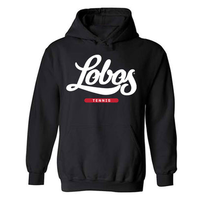 New Mexico - NCAA Men's Tennis : Georgio Samaha - Classic Fashion Shersey Hooded Sweatshirt-0