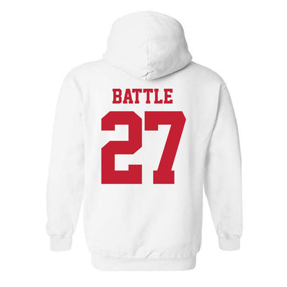 New Mexico - NCAA Football : Kj Battle - Classic Fashion Shersey Hooded Sweatshirt-1