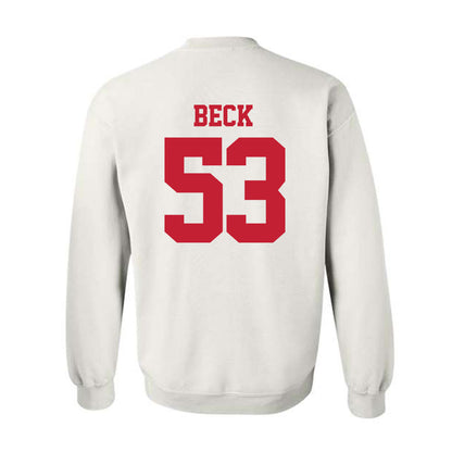 New Mexico - NCAA Football : Caden Beck - Classic Fashion Shersey Crewneck Sweatshirt-1
